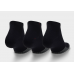 Under Armour Heatgear Locut Sock - Black & White 3PK